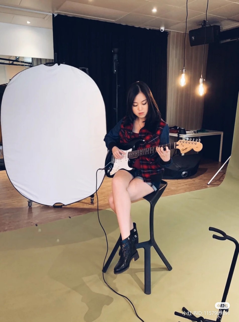 劉秀盈同時熱愛音樂！